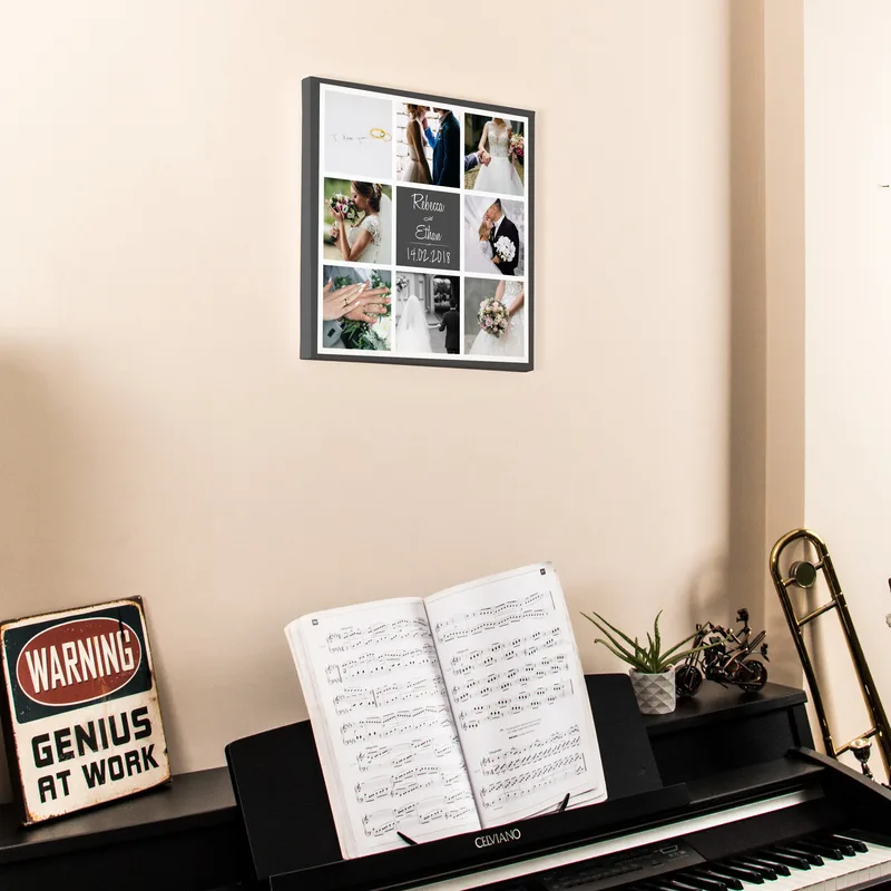 Personalised 8-Photo Collage Canvas for Cherished Memories