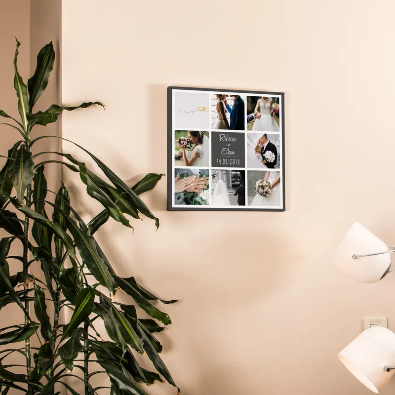 Personalised 8-Photo Collage Canvas for Cherished Memories