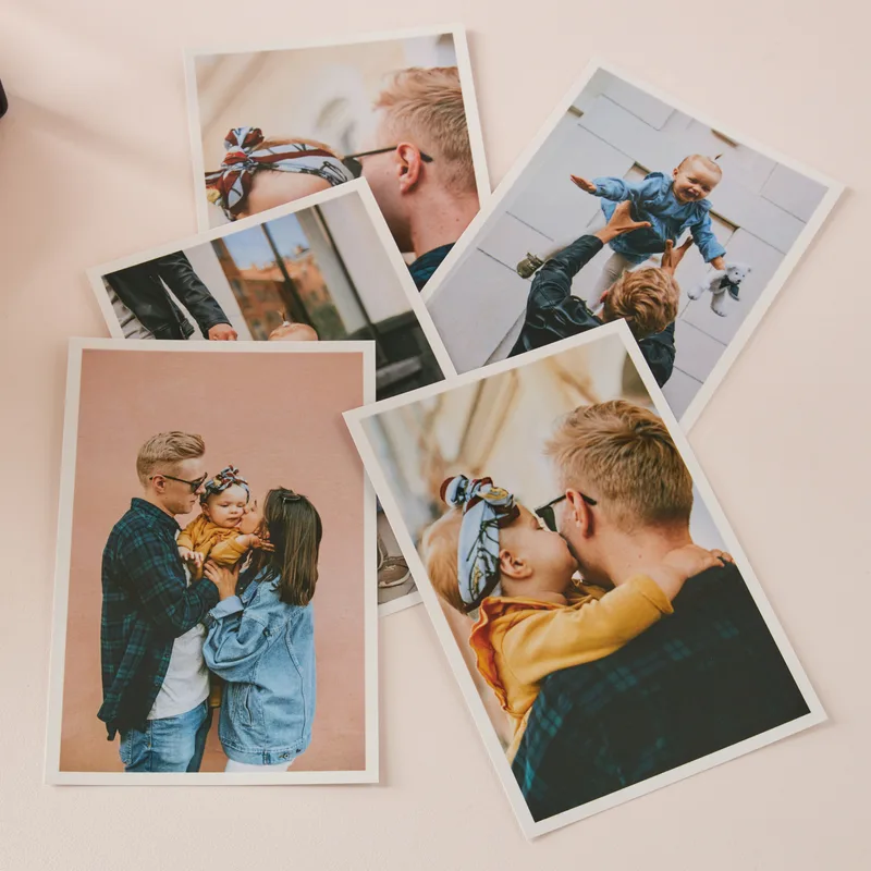 Personalised 4x6 Photo Prints - Keepsake Gift Set of 9