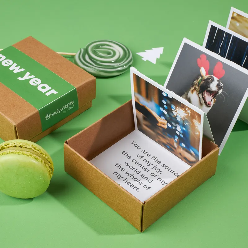 Accordion Photo Box for New Year