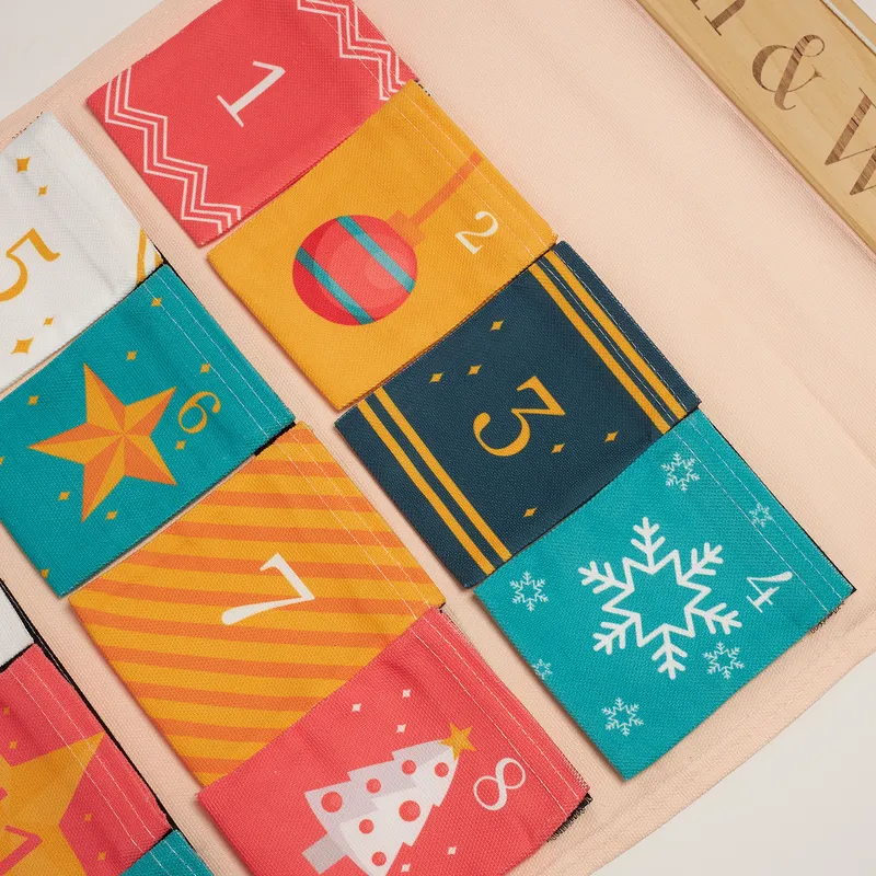 Personalised Pocket Advent Calendar for Christmas Countdown