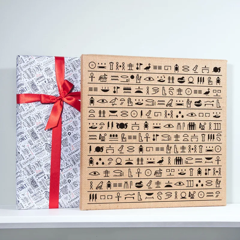 Ancient Egypt Hieroglyph Designed Painting