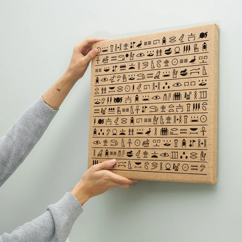 Ancient Egypt Hieroglyph Designed Painting