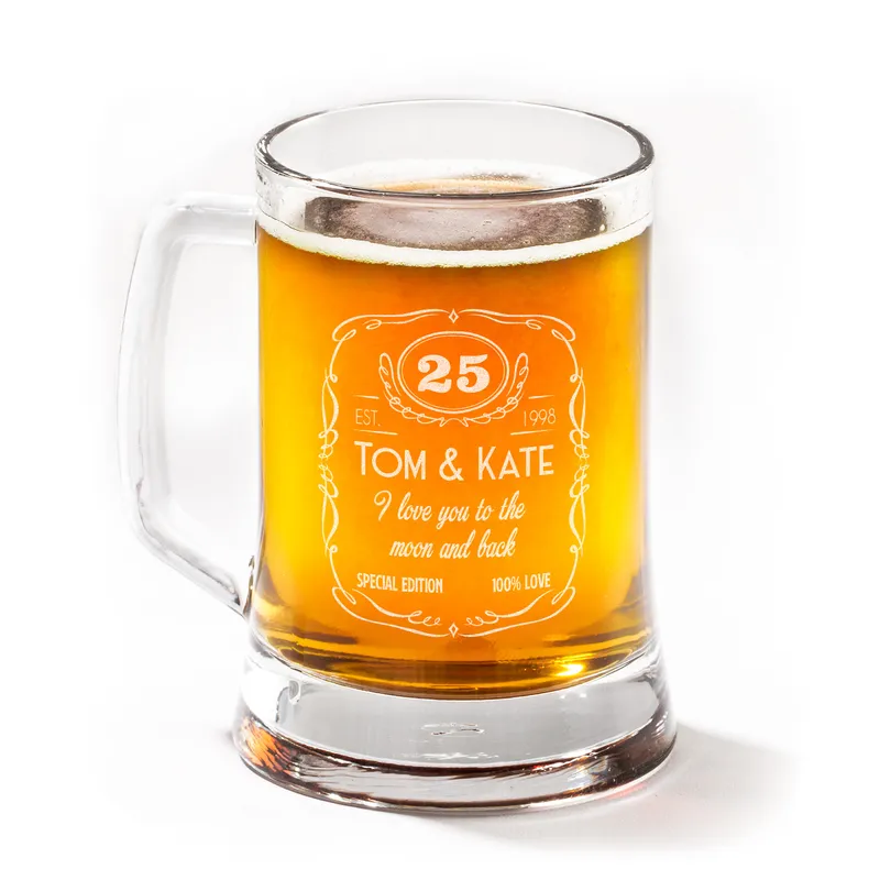 Anniversary Gift Beer Glass