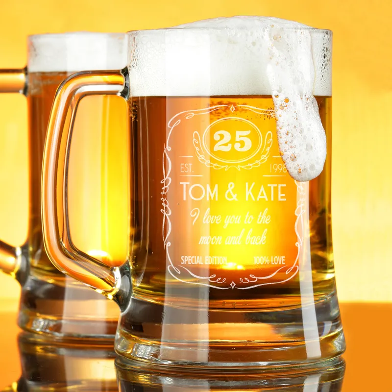 Anniversary Gift Beer Glass