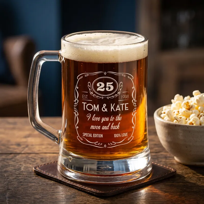 Anniversary Gift Beer Glass