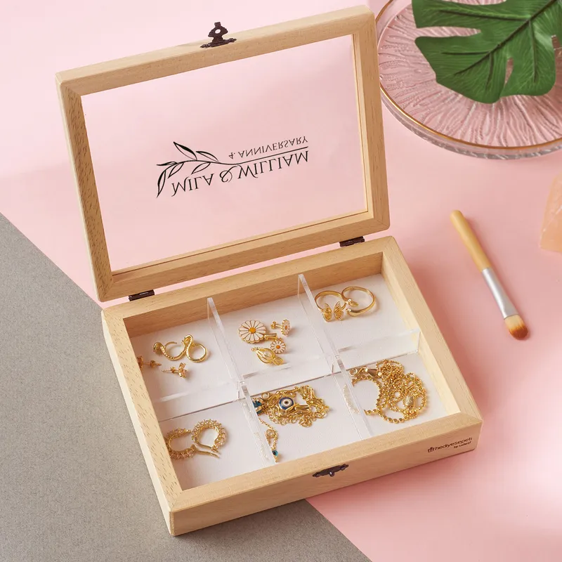 Anniversary Gift Customizable Jewelry Accessory Box