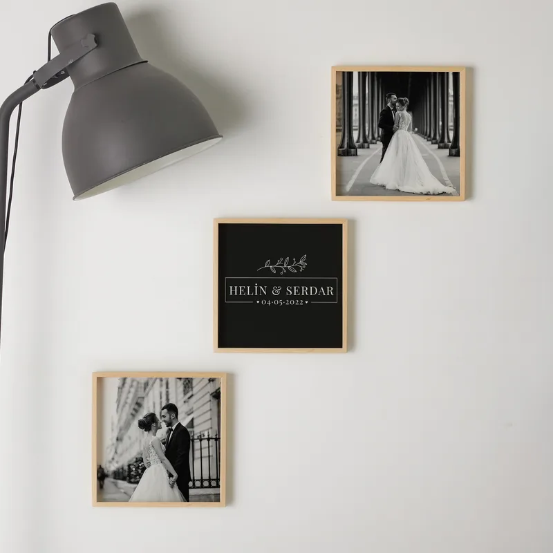 Anniversary Gift Personalized 3-Piece Concept Table Set