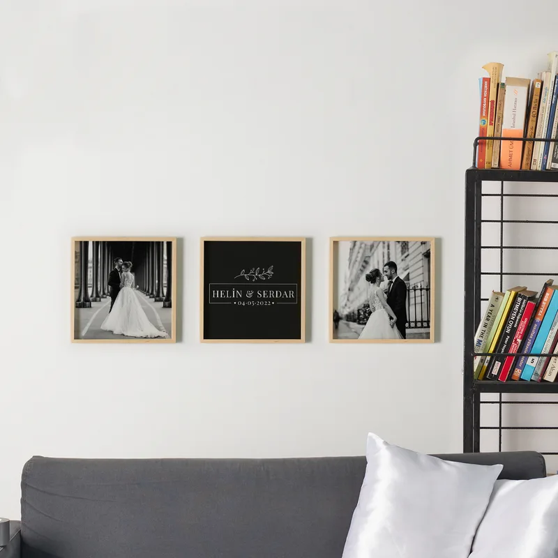 Anniversary Gift Personalized 3-Piece Concept Table Set