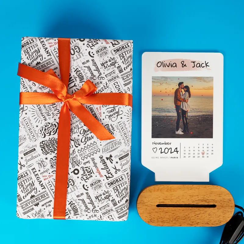 Anniversary Gift Photo Printed Led Lamp for Valentine