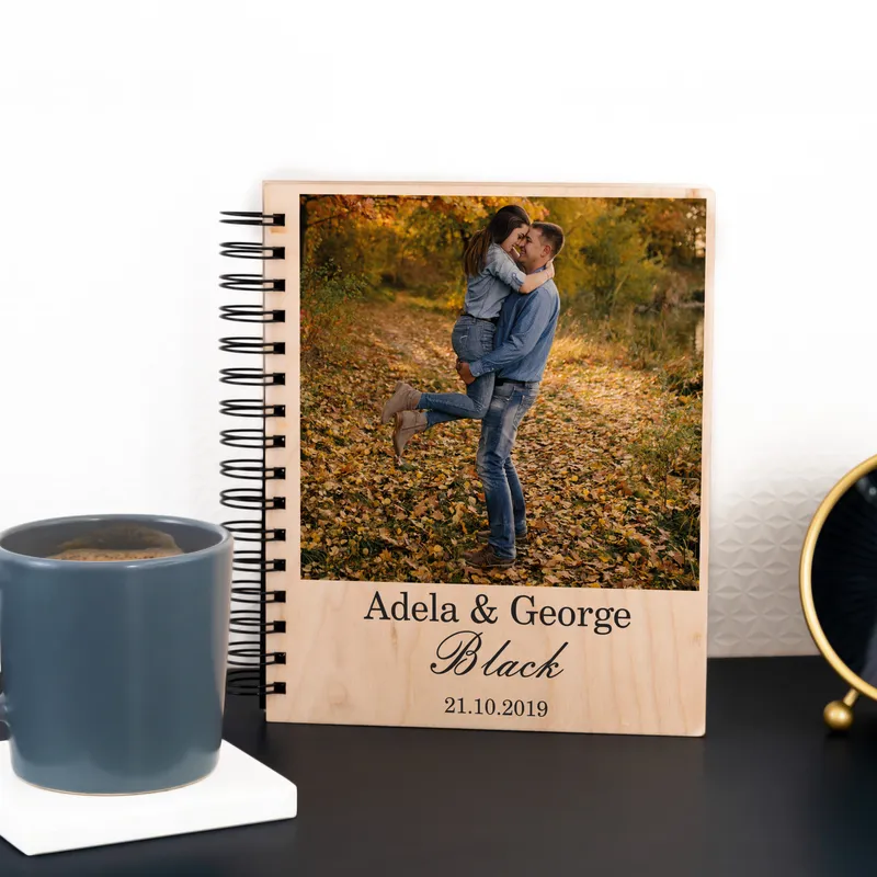 Anniversary Gift Photo Printed Wooden Album