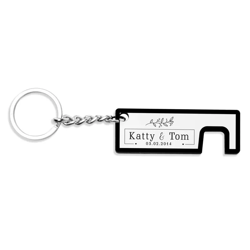 Anniversary Gifts Name Printed Personalized Phone Stand Key Chain