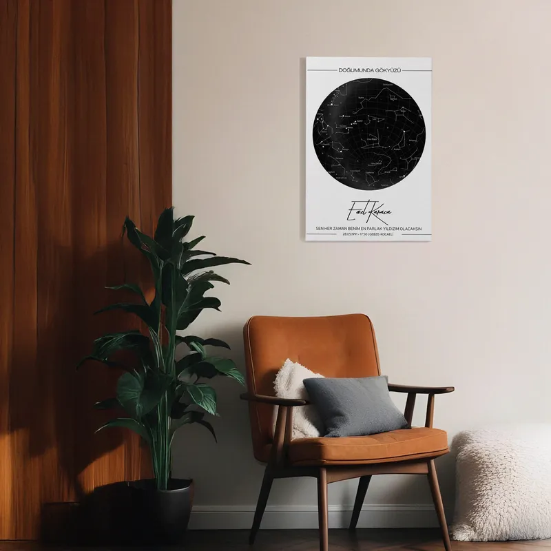 Personalised Star Map Canvas Print for Special Occasions