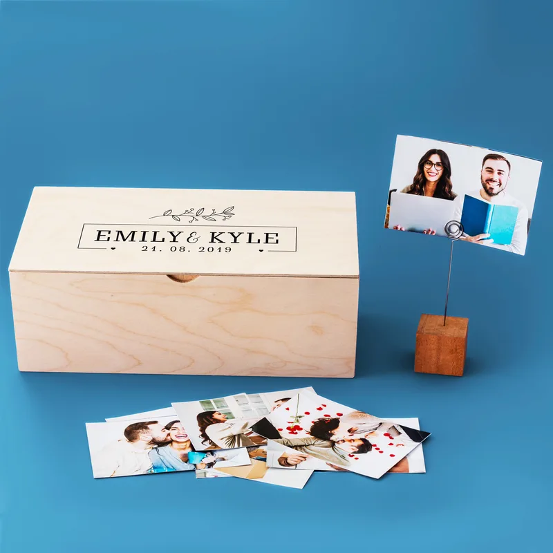 Anniversary Gifts Wooden Picture Box