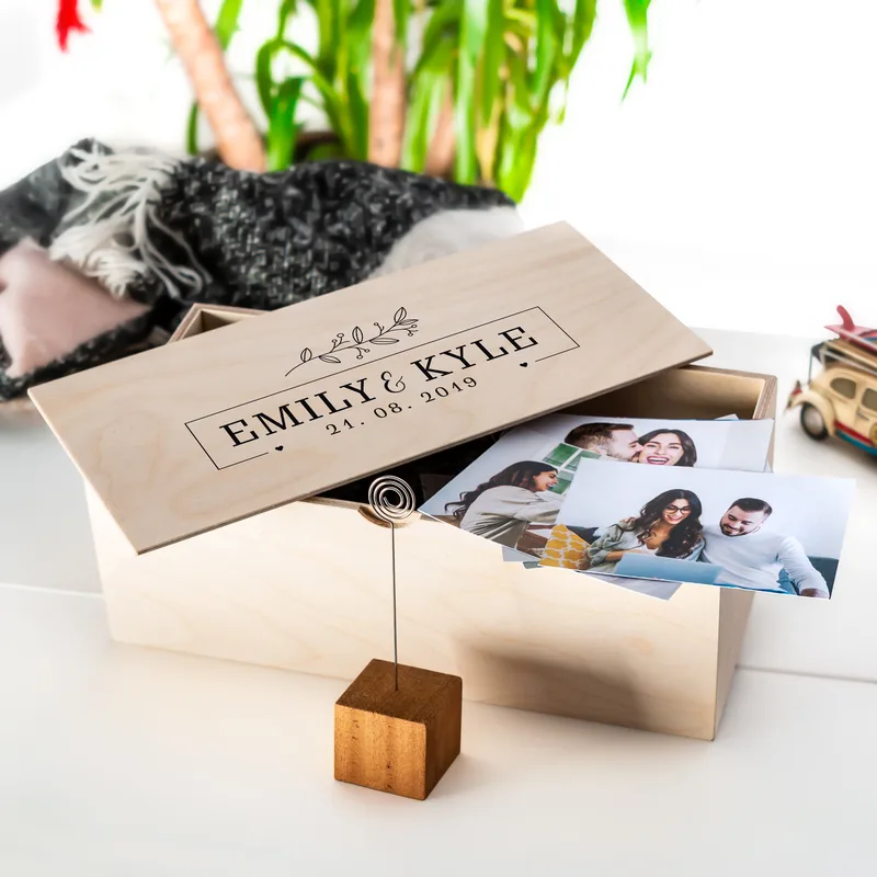 Anniversary Gifts Wooden Picture Box