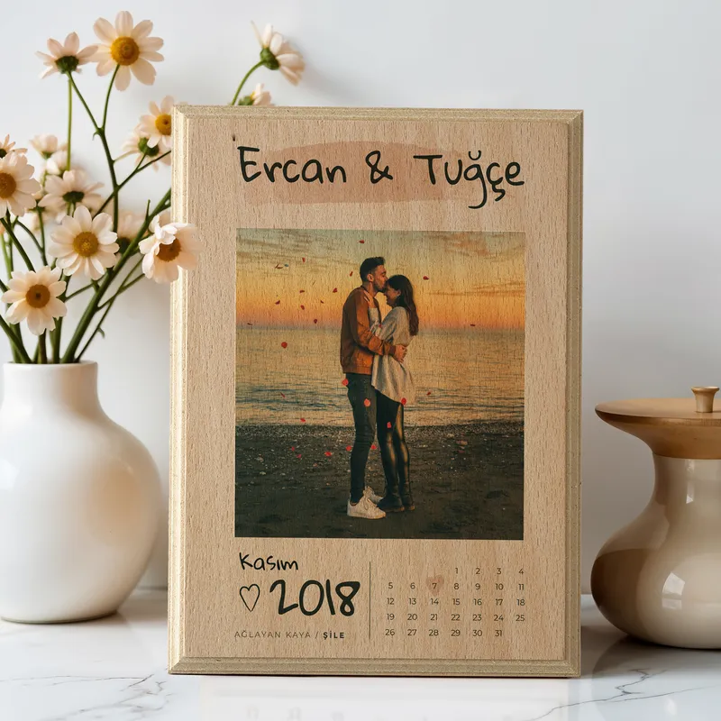 Anniversary Printed Wooden Photo for Significant Other