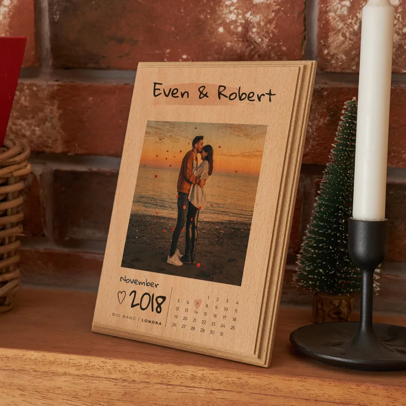 Anniversary Printed Wooden Photo for Significant Other