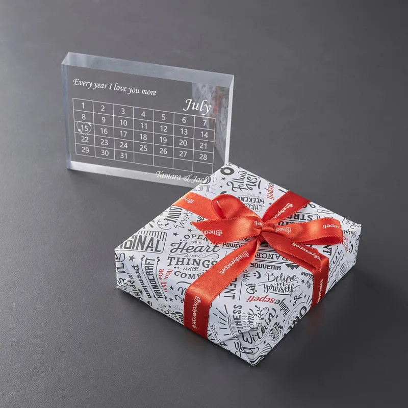 Anniversary Souvenir Acrylic Calendar