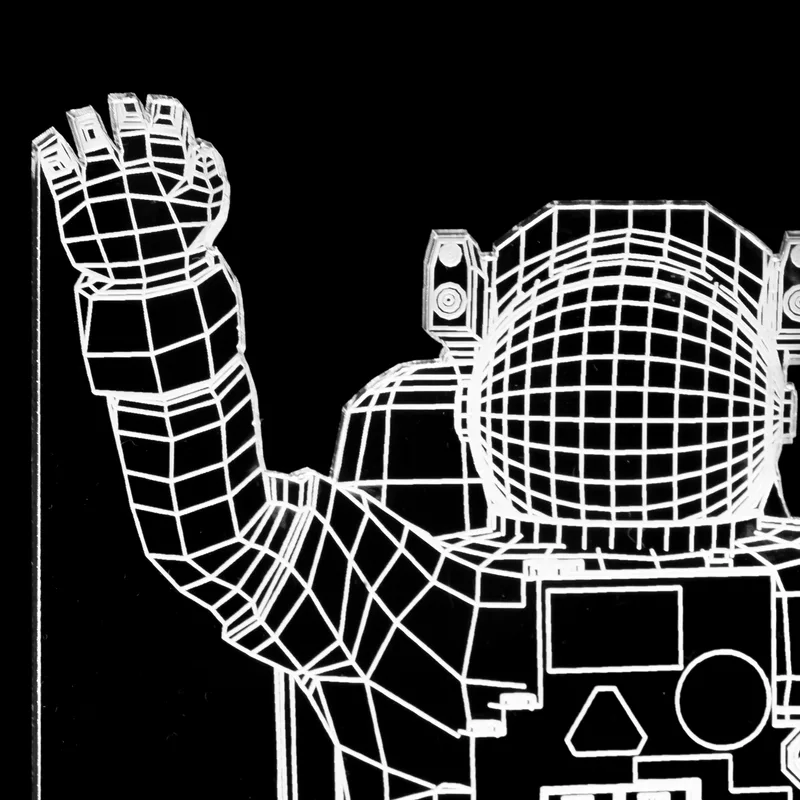 Astronaut Design 3D Led Lamp