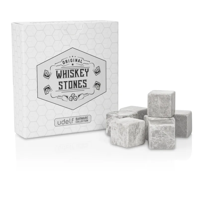 Premium Whiskey Stones Gift Set for Men and Whiskey Lovers