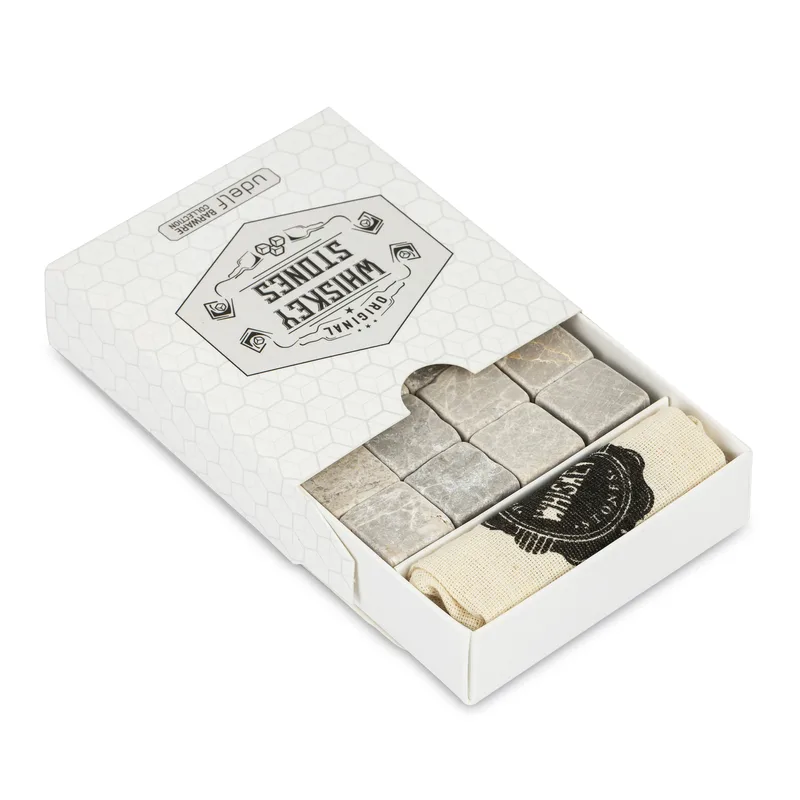 Premium Whiskey Stones Gift Set for Men and Whiskey Lovers