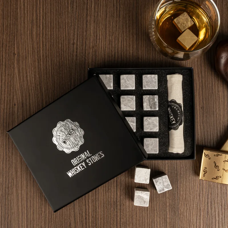 Atlantis Whiskey Cooling Stones Set as Gift