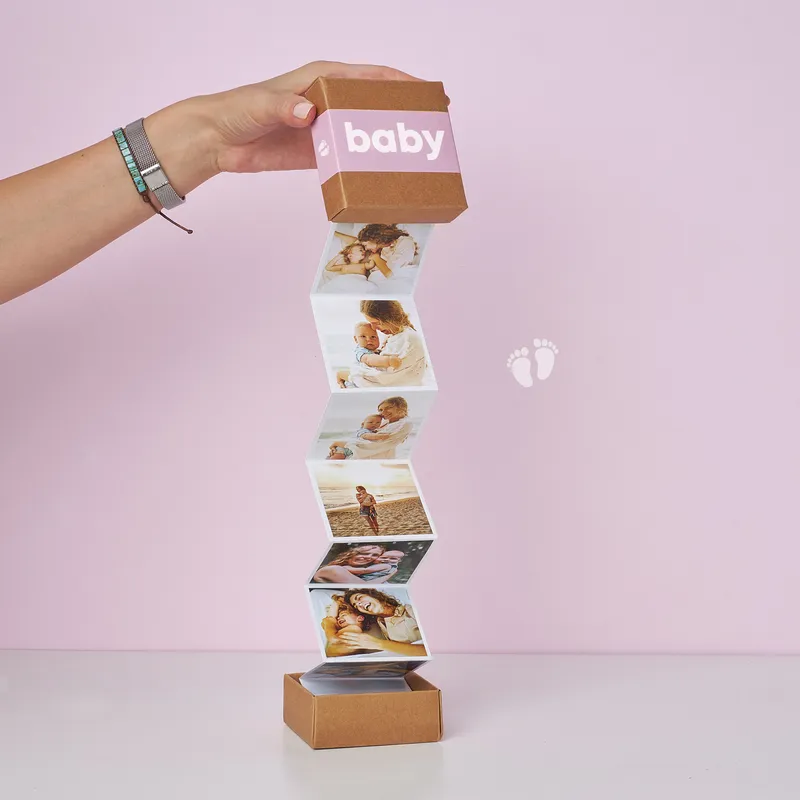 Baby Girl Accordion Photo Keepsake