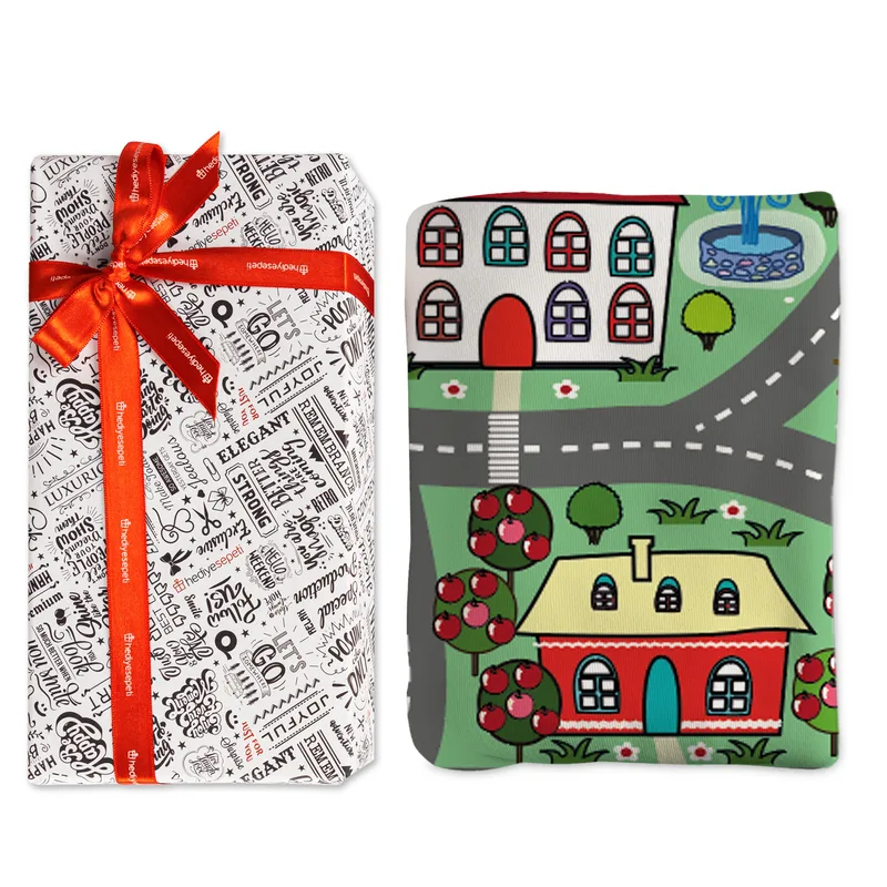 Personalised Baby Play Mat with Custom Name Design