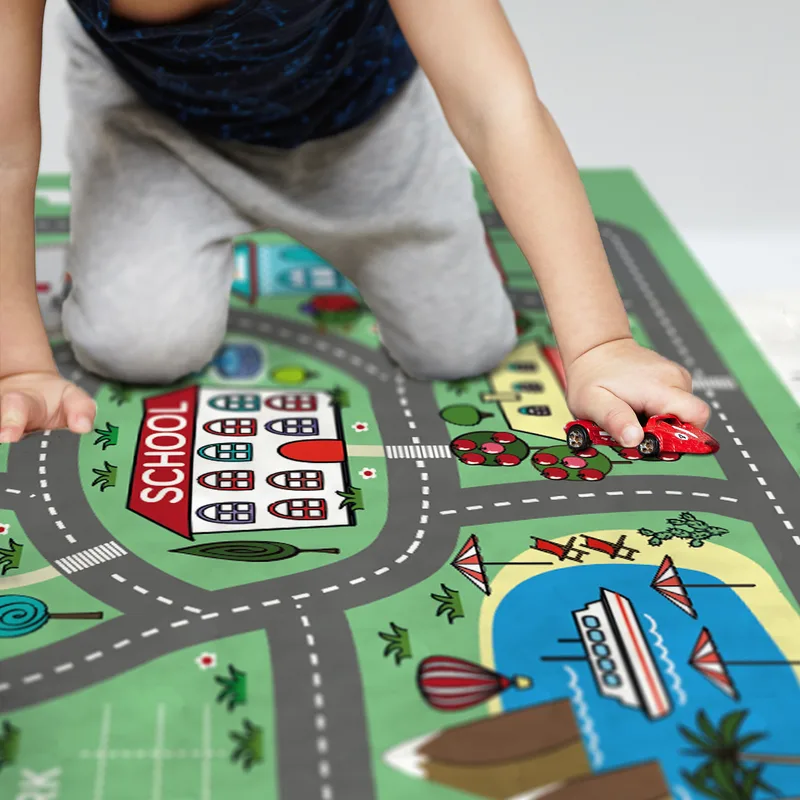 Personalised Baby Play Mat with Custom Name Design