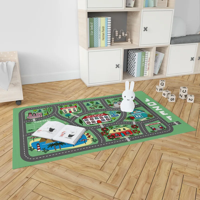 Personalised Baby Play Mat with Custom Name Design