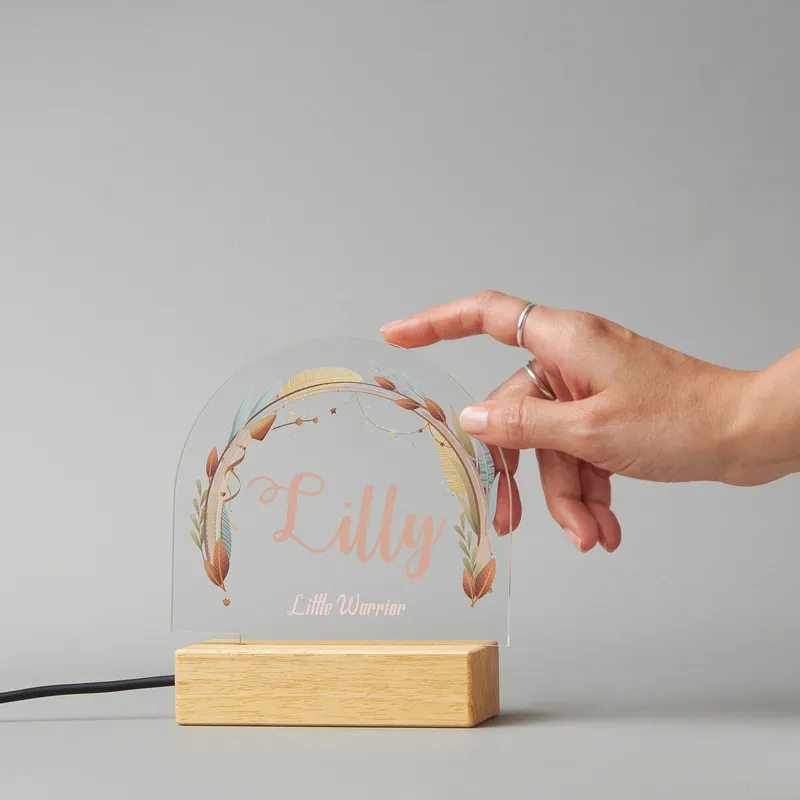 Baby Room Led Lamp with Name Customization