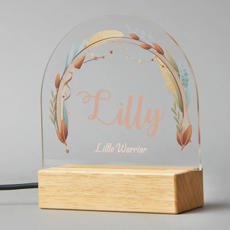 Baby Room Led Lamp with Name Customization