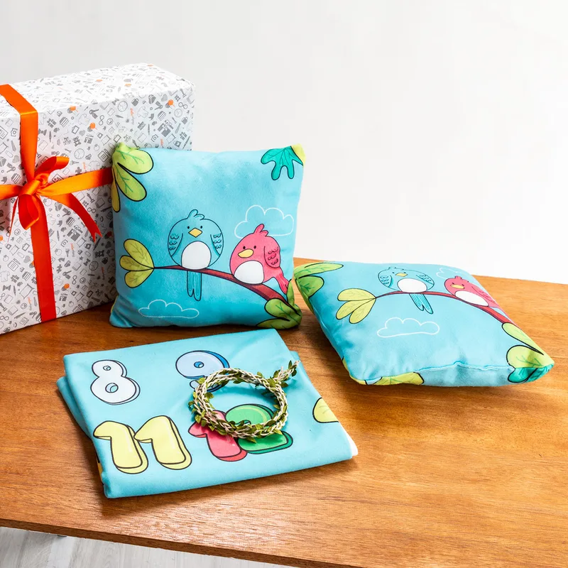 Personalised Baby Milestone Blanket Set for Newborn Keepsake