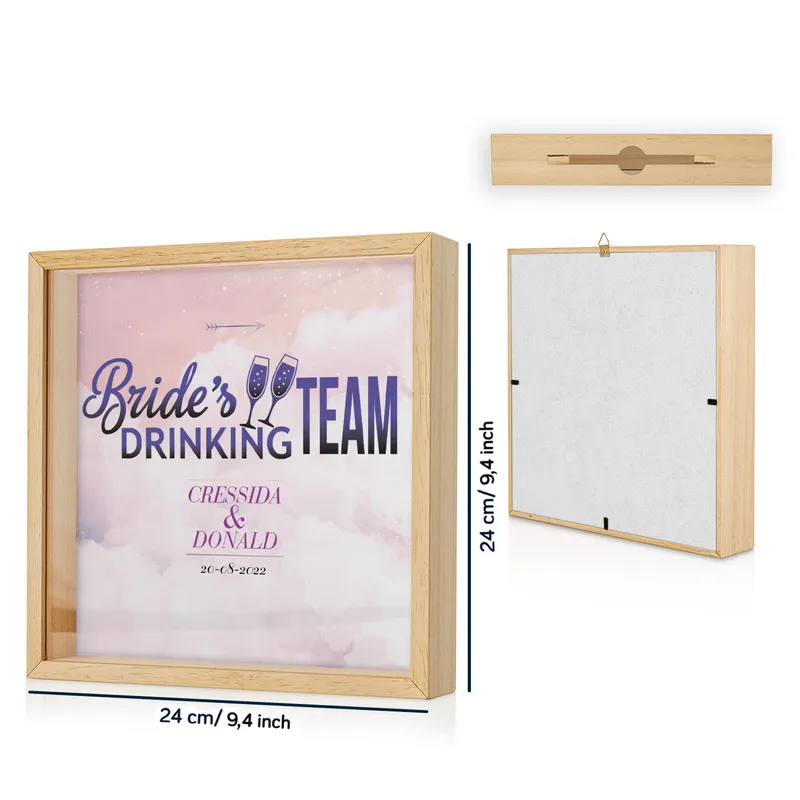 Personalised Bachelorette Wine Cork Keeper for Bridal Celebrations