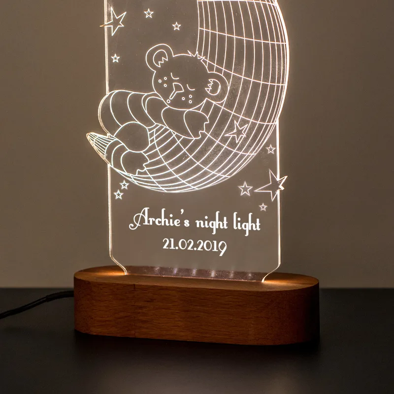Bedtime Gifts for Kids 3D LED Lamp Night Light