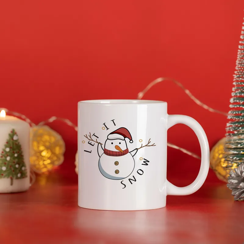 Best Christmas Gift Let it Snow Mug