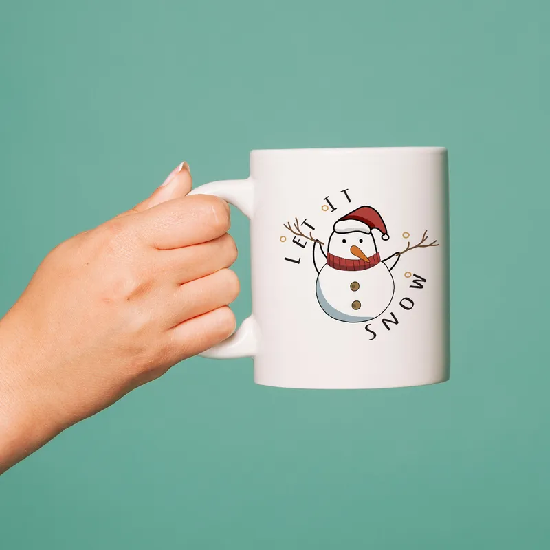 Best Christmas Gift Let it Snow Mug