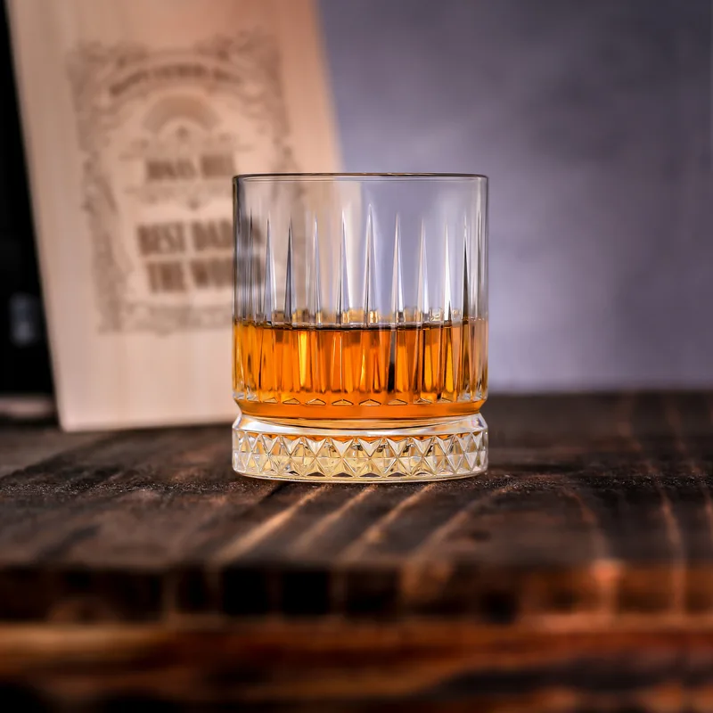 Best Dad in the World Father's Day Gift for Dad Glasgow Whiskey Glass Set