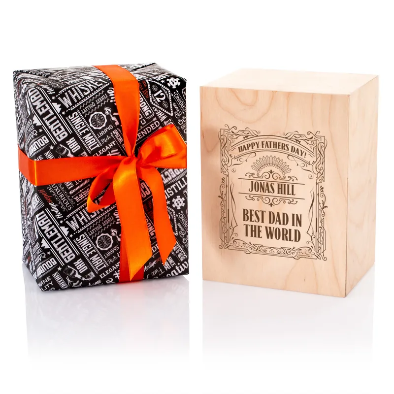 Best Dad in the World Father's Day Gift for Dad Glasgow Whiskey Glass Set