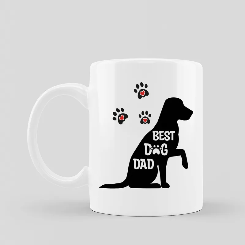 Best Dog Dad Design Coffee Mug Gifts for Pet Lovers