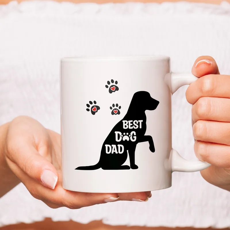 Best Dog Dad Design Coffee Mug Gifts for Pet Lovers