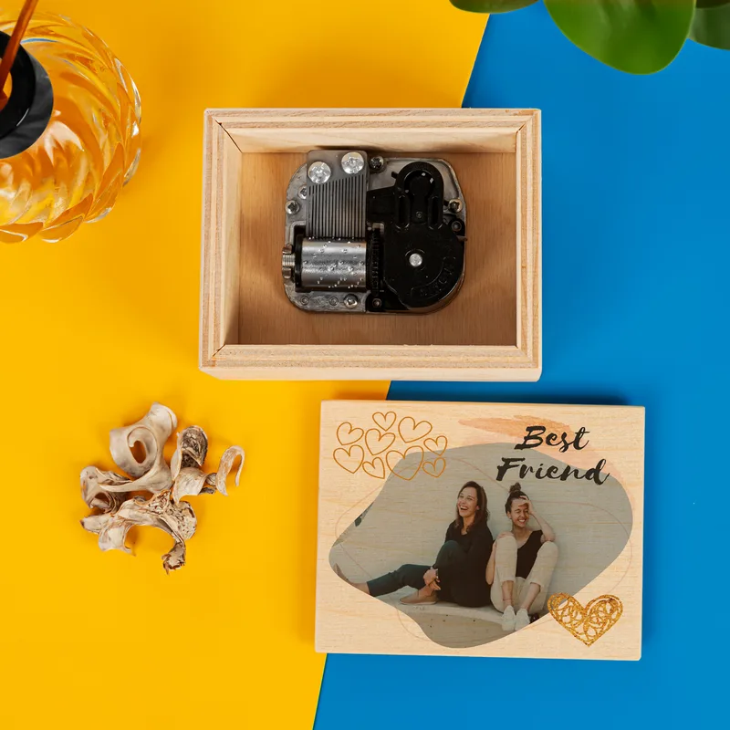 Personalised Photo Music Box for Best Friend