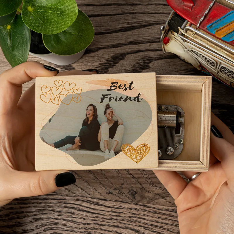 Personalised Photo Music Box for Best Friend