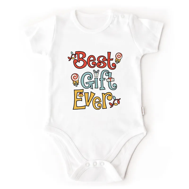 Baby's First 1st Year Christmas Onesie with Custom Design