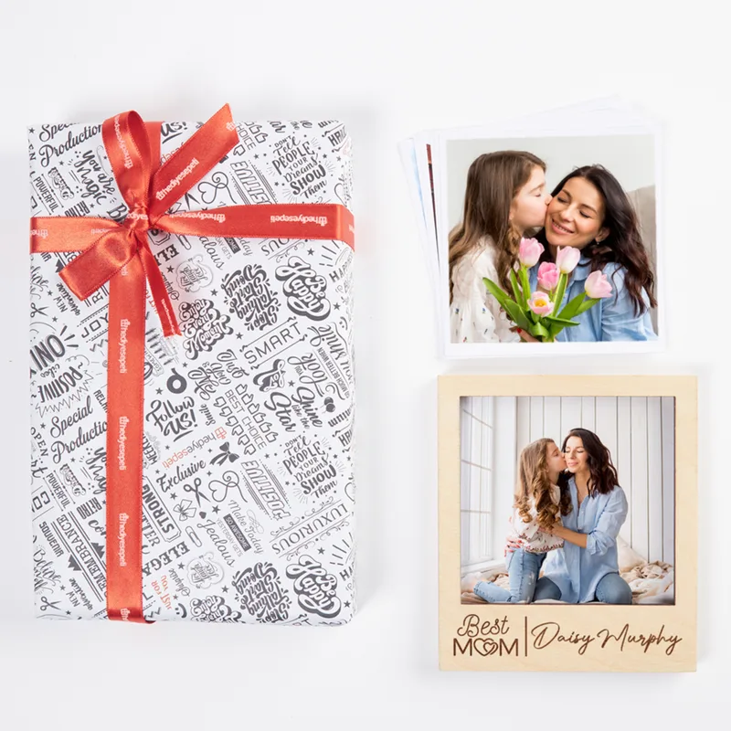 Best Mom Gifts for Mom Personalized Pola Photo Wooden Frame