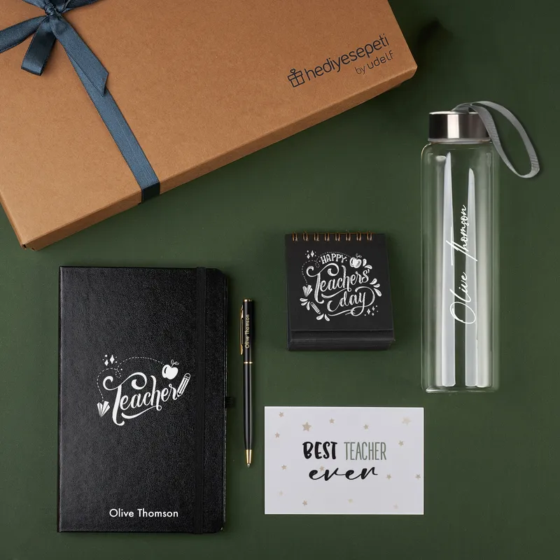 Personalised Teacher Appreciation Gift Box Set