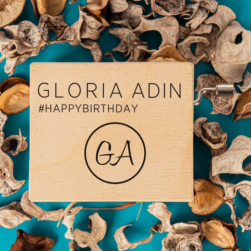 Birthday Gift for a Friend Wooden Music Box