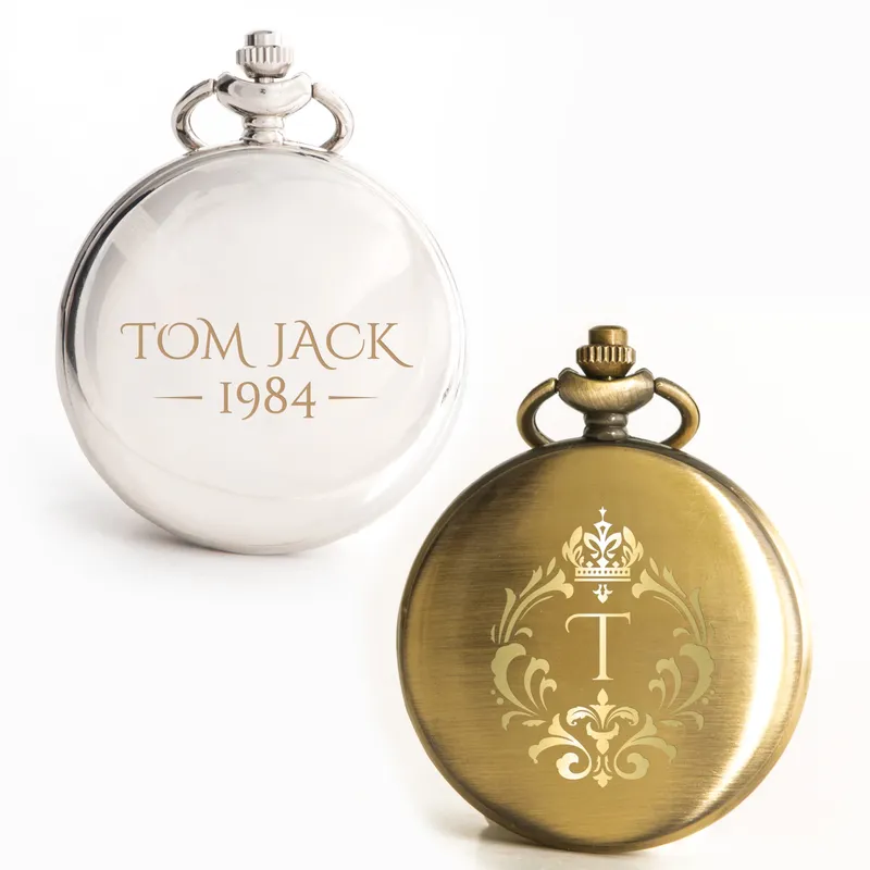 Birthday Gift Personalized Pocket Watch