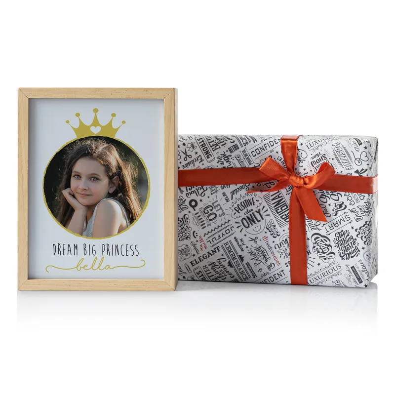 Personalised Princess Photo Lamp Box for Birthday Gifts