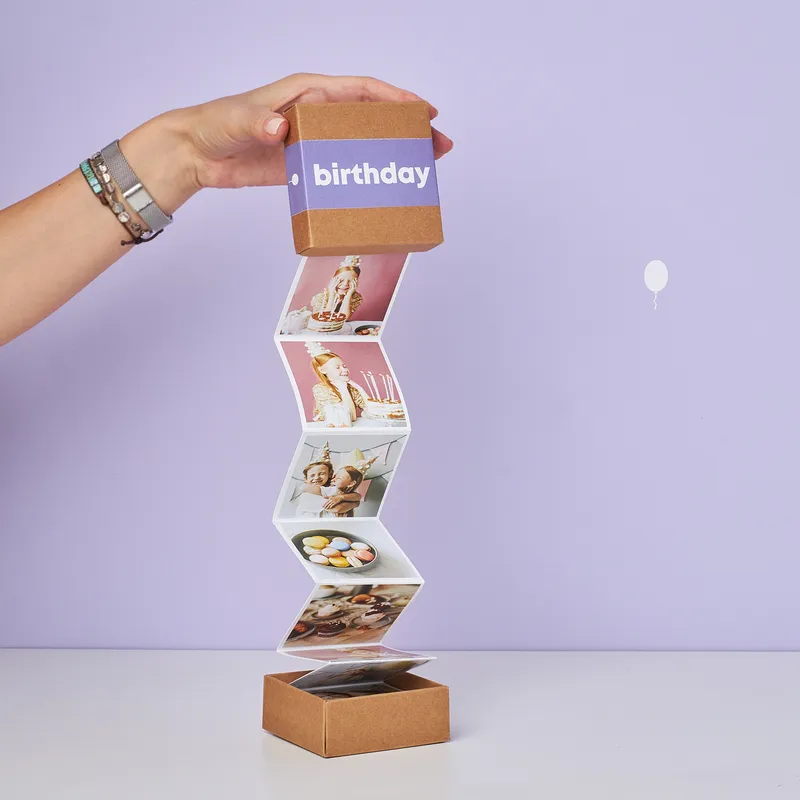 Birthday Gift Pull Out Photo Album